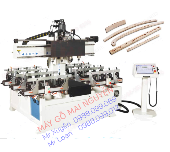 MÁY LÀM MỘNG ÂM CNC 4 ĐẦU